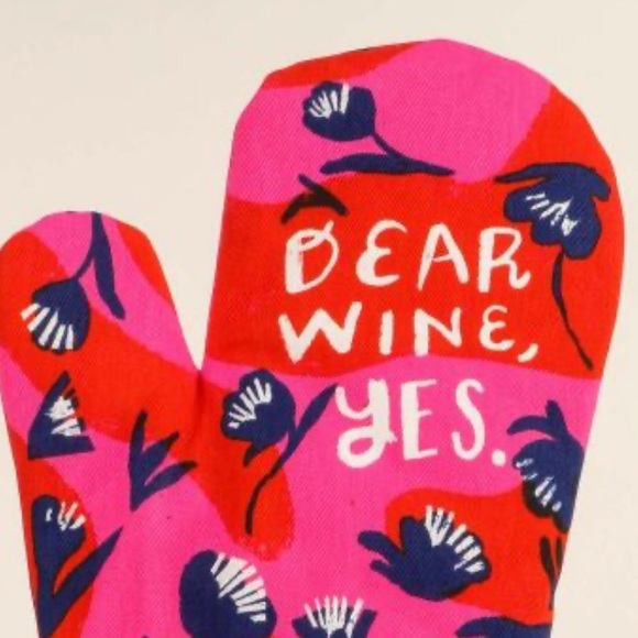 NWT Oven Mitt by Blue Q “Dear Wine, Yes”🍷 Great Gift for Your Best Pal! 🍷🍷🍷 - Picture 4 of 4